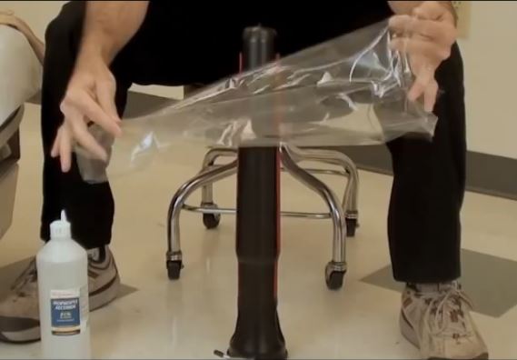 Desinfectie zak voor de Doff'n Donner